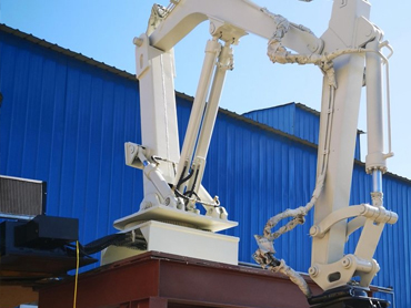 오븐 앞에 주조 조작기의 적용