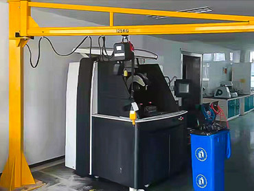 기둥 유형 전기 회전 jib 크레인