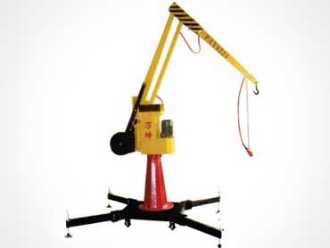 Hydraulic Balance Crane의 사용